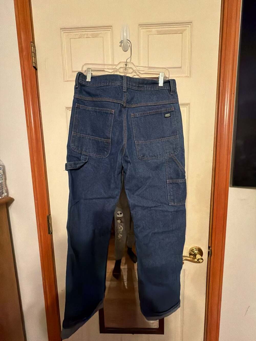 Key Est 1908 Carpenter Jeans 32x34 Blue Denim Work Pants
